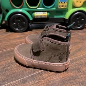 Chocolate Polo Ralph Lauren Toddler Sneakers